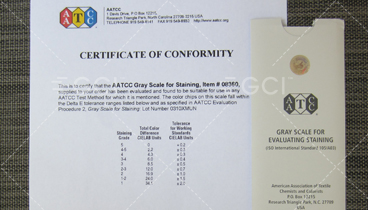 AATCC標準沾色灰卡